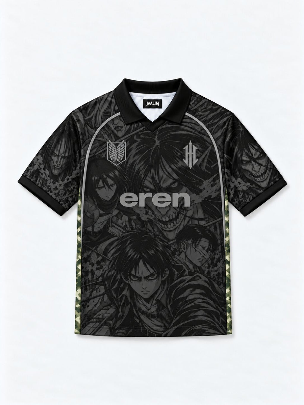 Eren Yeager Attack on Titan Football Jersey