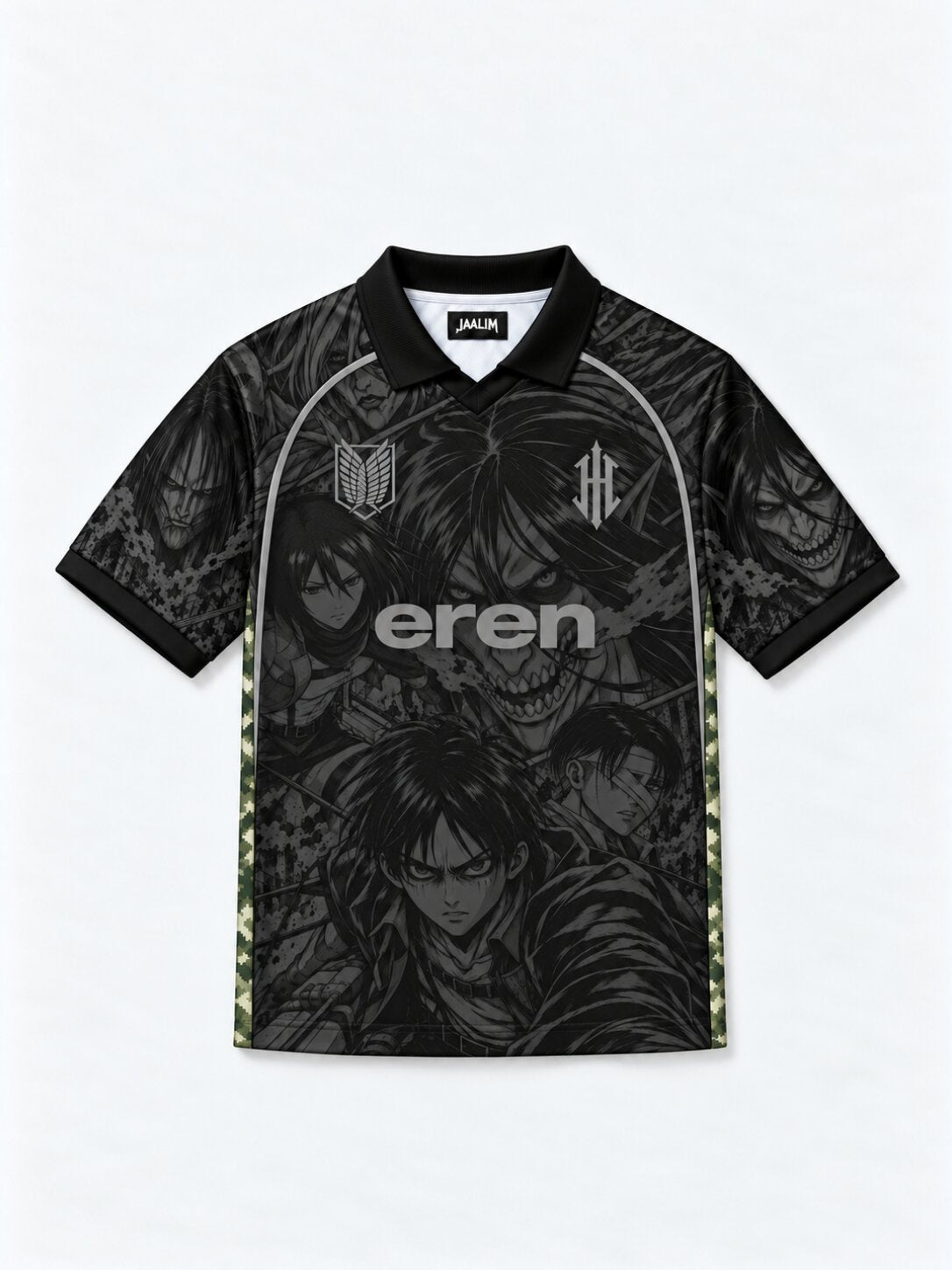 Eren Yeager Attack on Titan Football Jersey