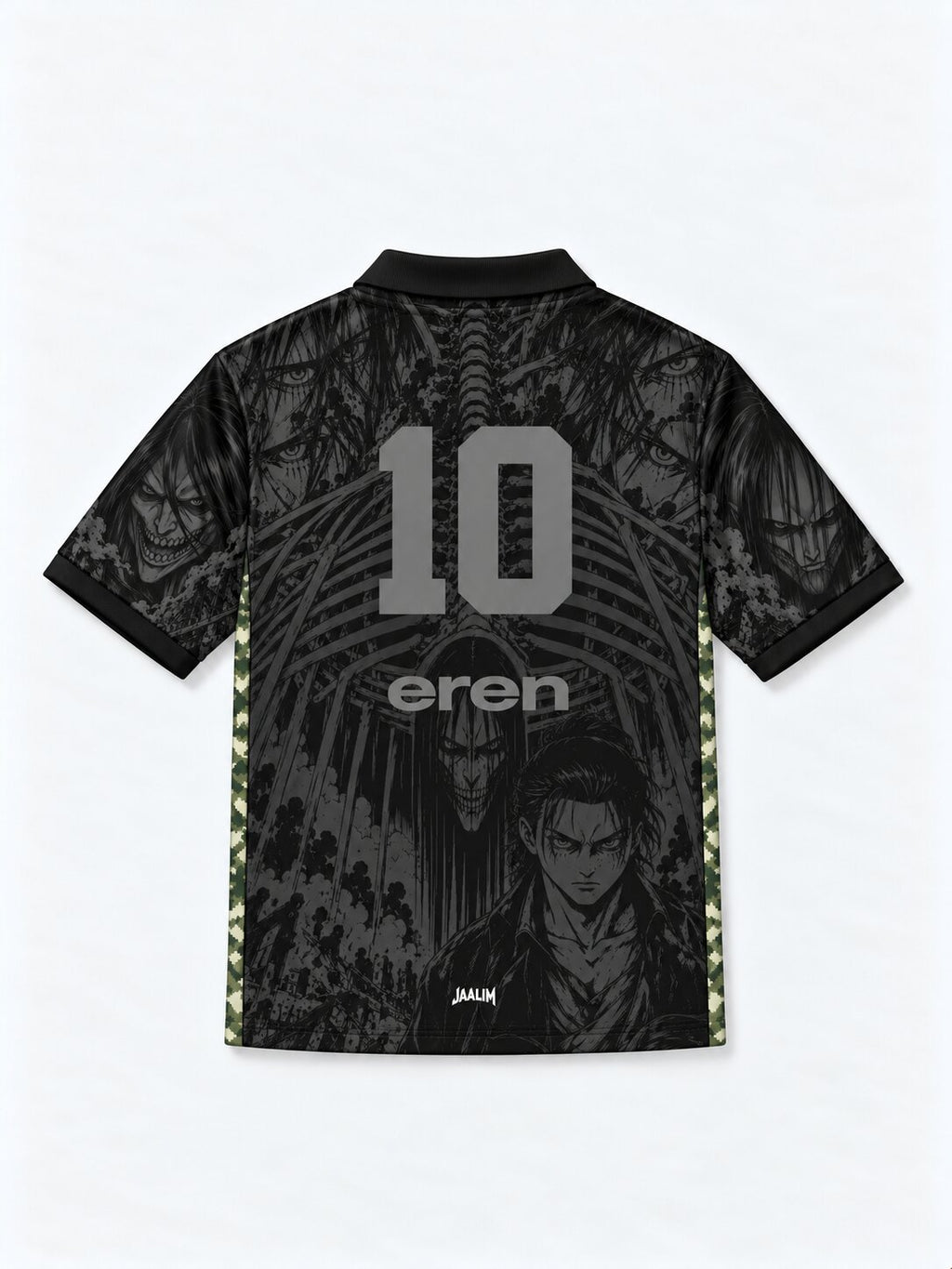 Eren Yeager Attack on Titan Football Jersey