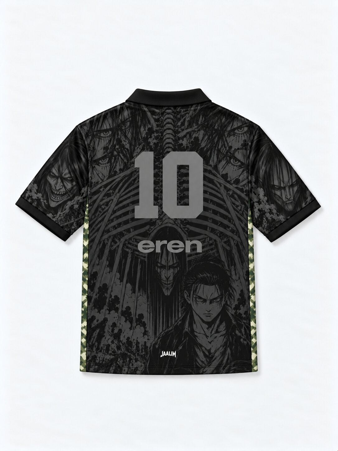 Eren Yeager Attack on Titan Football Jersey